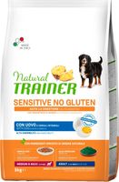 Сухой корм для собак Trainer Natural Sensitive No Gluten Medium&Maxi Adult с яйцом (3кг) - 