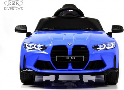 Детский автомобиль RiverToys BMW M4 / A004AA (синий)