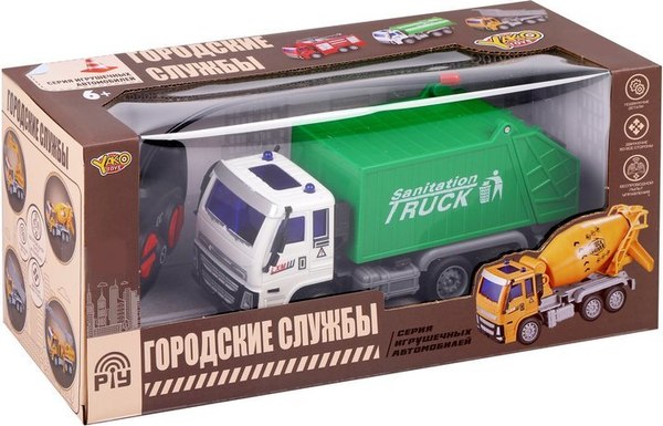 Радиоуправляемая игрушка Наша игрушка Мусоровоз / M1576-6