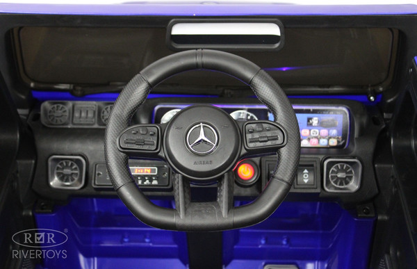 Изображение товара Детский автомобиль RiverToys Mercedes-Benz G63 / K999KK (синий глянец)