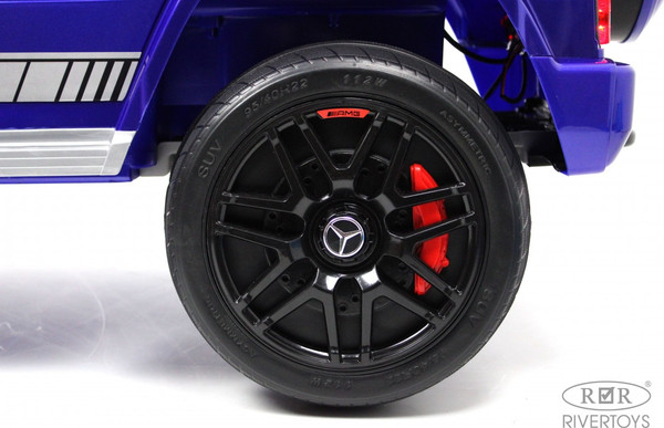 Изображение товара Детский автомобиль RiverToys Mercedes-Benz G63 / K999KK (синий глянец)