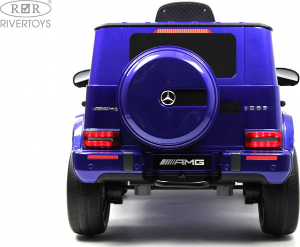 Изображение товара Детский автомобиль RiverToys Mercedes-Benz G63 / K999KK (синий глянец)