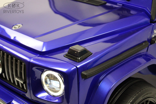 Изображение товара Детский автомобиль RiverToys Mercedes-Benz G63 / K999KK (синий глянец)