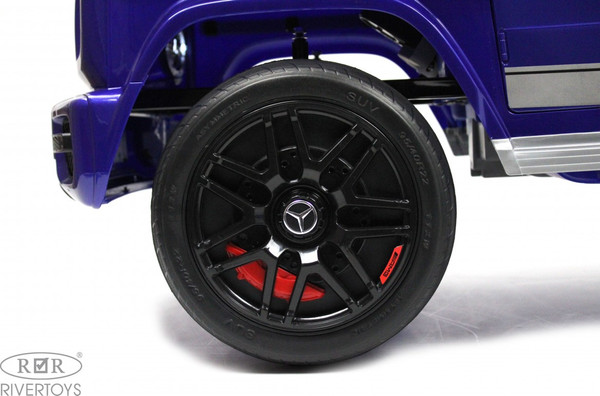 Изображение товара Детский автомобиль RiverToys Mercedes-Benz G63 / K999KK (синий глянец)