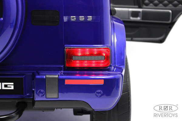 Изображение товара Детский автомобиль RiverToys Mercedes-Benz G63 / K999KK (синий глянец)