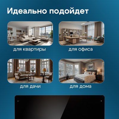 Конвектор Evolution SmartHeating Glass 2000