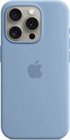 Чехол-накладка Apple iPhone 15 Pro Silicone Case MT1L3ZM/A A3125 (голубой) - 