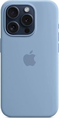 Чехол-накладка Apple iPhone 15 Pro Silicone Case MT1L3ZM/A A3125 (голубой)