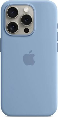 Чехол-накладка Apple iPhone 15 Pro Silicone Case MT1L3ZM/A A3125 (голубой)