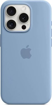 Чехол-накладка Apple iPhone 15 Pro Silicone Case MT1L3ZM/A A3125 (голубой)