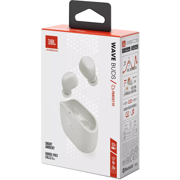 Беспроводные наушники JBL Wave Buds / WBUDSWHT