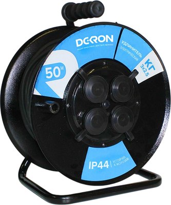 Удлинитель на катушке DEKRON УКМ4404-3742 (50м) - 