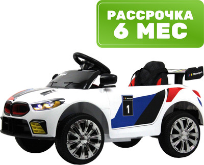 Детский автомобиль RiverToys F444FF (белый) - 