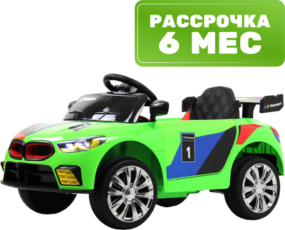 Детский автомобиль RiverToys F444FF (зеленый) - 