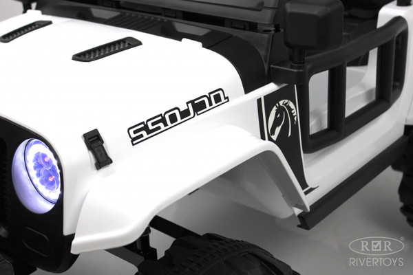 Изображение товара Детский автомобиль RiverToys T222TT 4WD (белый)