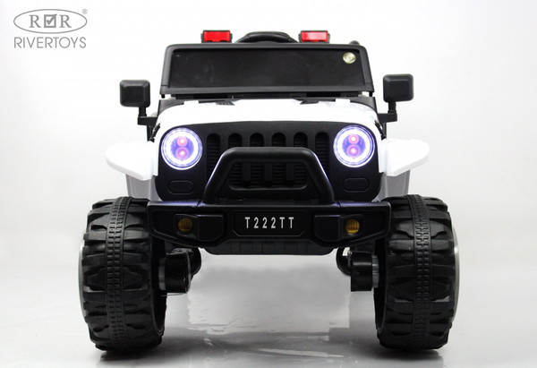 Изображение товара Детский автомобиль RiverToys T222TT 4WD (белый)