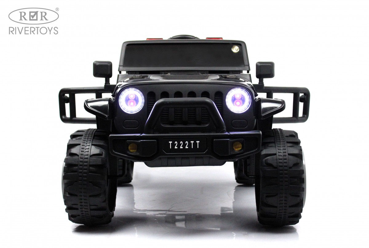 Детский автомобиль RiverToys T222TT 4WD (черный) — фото 3