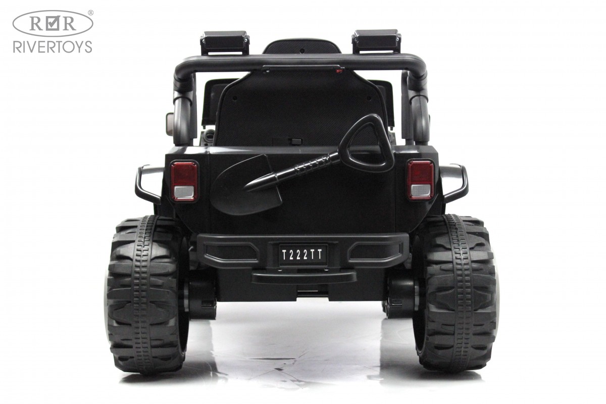 Детский автомобиль RiverToys T222TT 4WD (черный) — фото 4