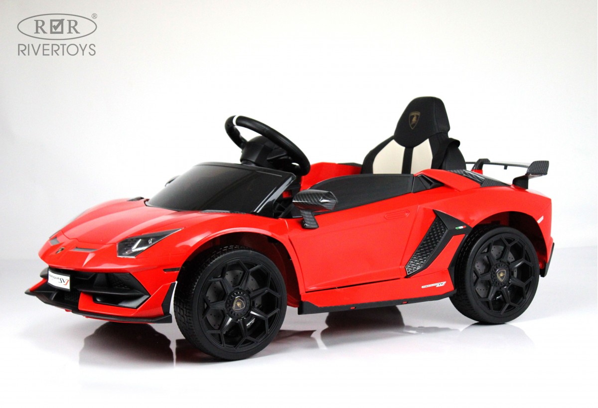 Детский автомобиль RiverToys Lamborghini Aventador SVJ / A333MP