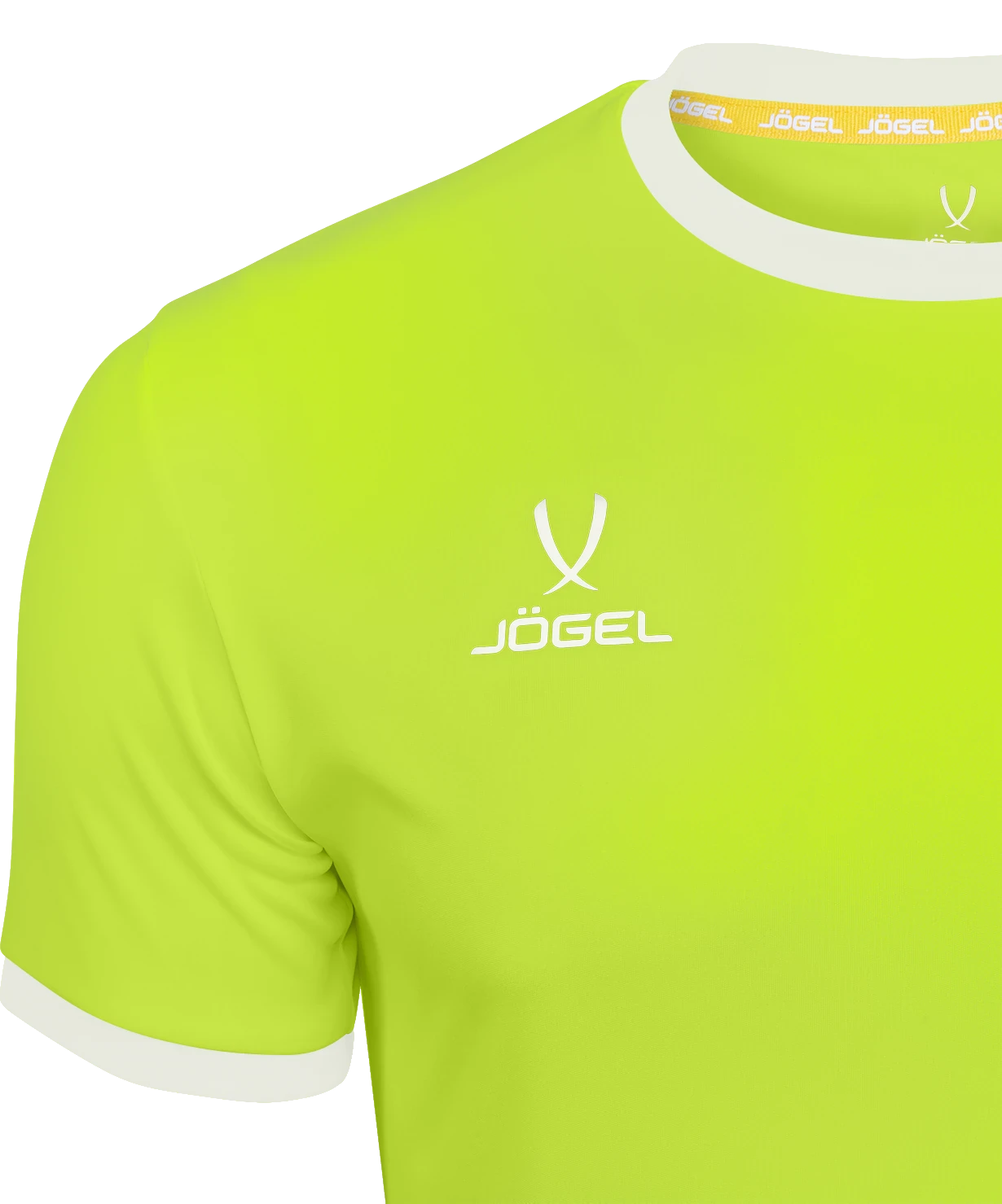 Футболка игровая футбольная Jogel Camp Origin Jersey / JFT-1020-K (YXS, желтый неон) — фото 3
