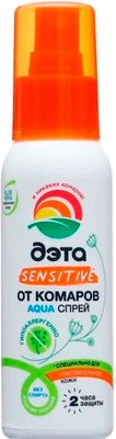 Спрей от насекомых Дэта Aqua для чувствительной кожи (100мл) - 