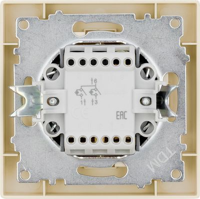 Выключатель TDM Сенеж SQ1816-0114 (слоновая кость)