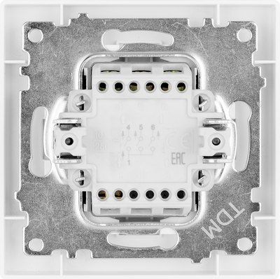 Выключатель TDM Сенеж SQ1816-0012 (белый)