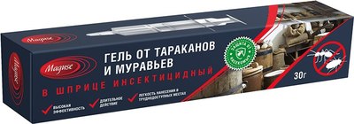 Гель от насекомых Maguse От тараканов (30г, шприц)