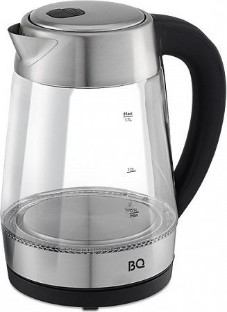 Электрочайник BQ KT1700G (черный/стальной)