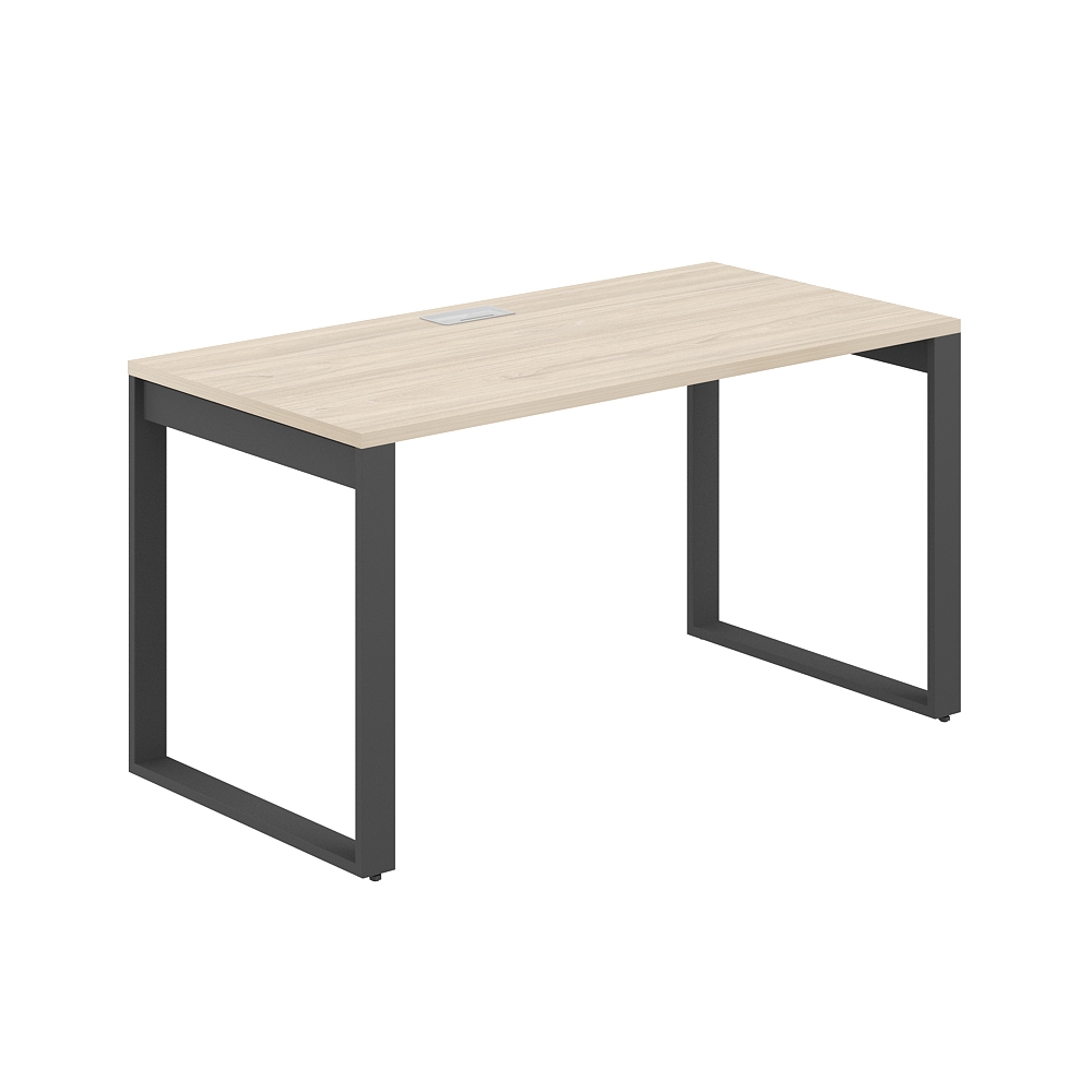 Письменный стол Norden 160x80x75 / AG.109.AR.L.72.AN (антрацит/серебро/акация равелло)