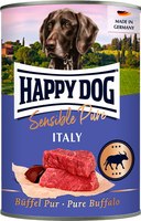 Влажный корм для собак Happy Dog Sensible Italy Буйвол (400г) - 