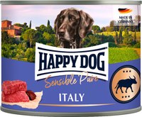 Влажный корм для собак Happy Dog Sensible Italy Буйвол (200г) - 