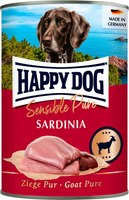 Влажный корм для собак Happy Dog Sensible Sardinia Коза (400г) - 