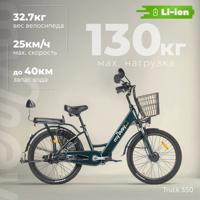 Электровелосипед MyWay Truck 350 24 (15, темно-зеленый) - 