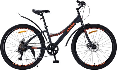Велосипед Arena Breeze 26 2025 (13.5, графитовый, разобранный, в коробке) - 