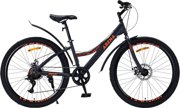 Велосипед Arena Breeze 26 2025 (15, графитовый, разобранный в коробке)