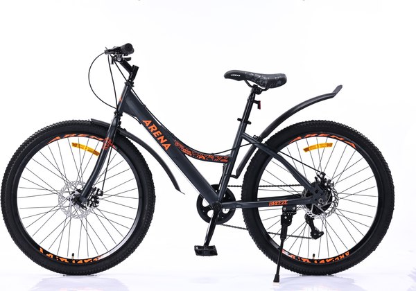 Велосипед Arena Breeze 26 2025 (15, графитовый, разобранный в коробке)