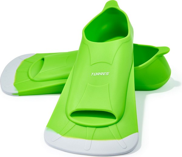 Ласты Torres F02 / SWF022400GR (XXXS, салатовый/серый)