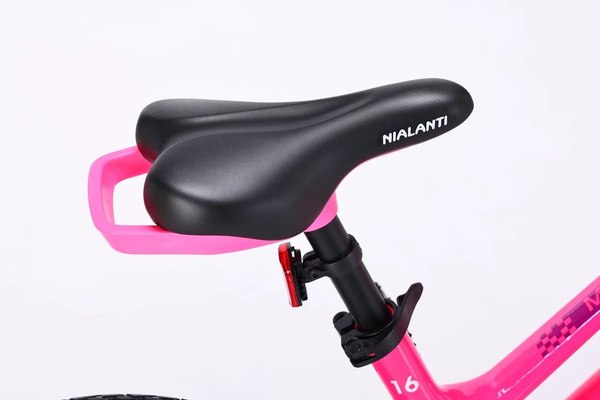 Детский велосипед Nialanti Magic 16 MD 2025 (розовый, с комплектом защиты, разобранный, в коробке)