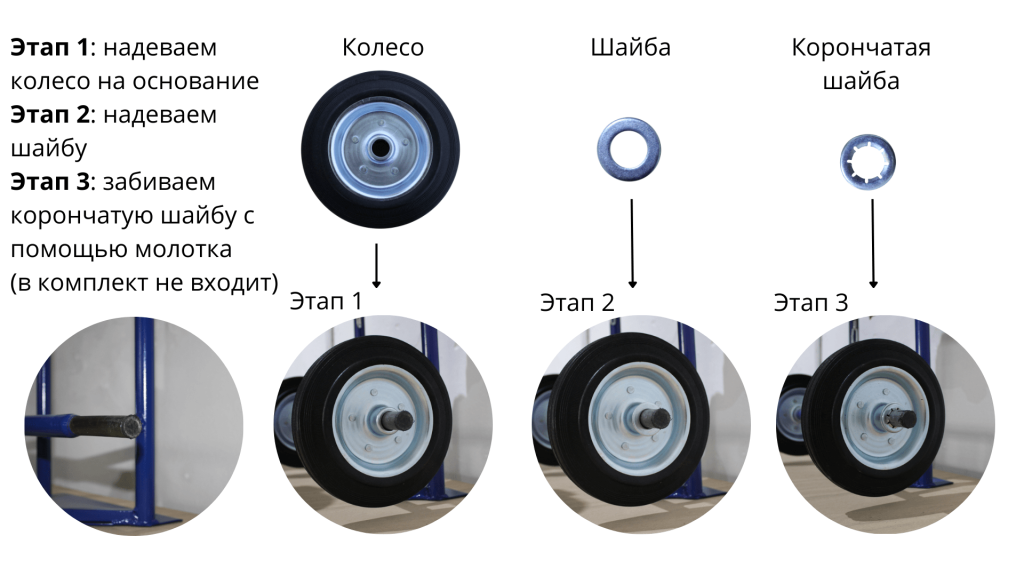 Каркас для тележки складской Rusklad КГ 250 П / 71049230