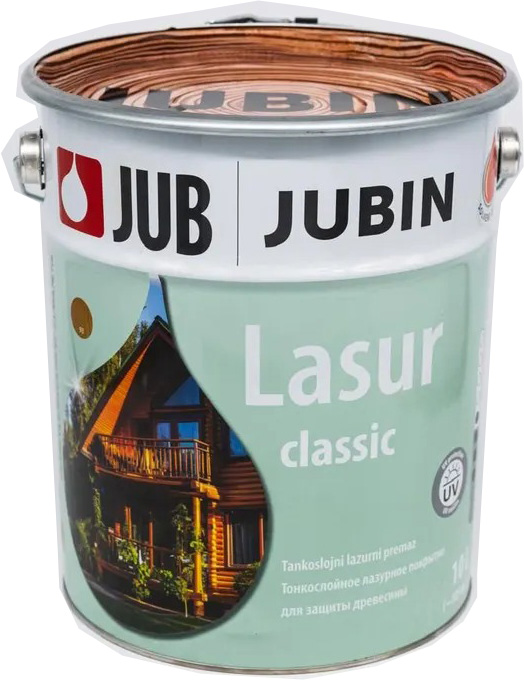 Лазурь для древесины Jub Lasur Classic №16 (10л, орех)
