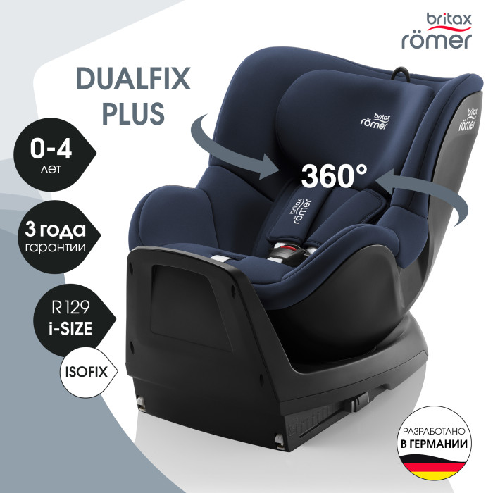 Автокресло Britax Romer Dualfix Plus (Night Blue) — фото 2