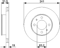 

Тормозной диск, 0986479377