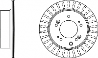 Тормозной диск Bosch 0986479793