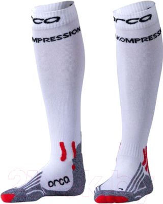 Носки для триатлона Orca Comppession Comp / AVA4 (L, белый)