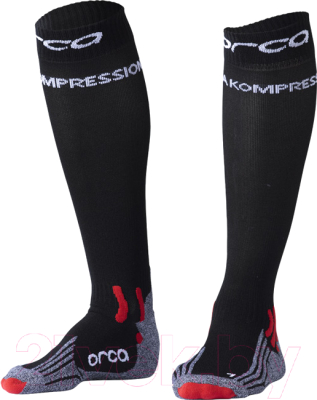 Носки для триатлона Orca Comppession Comp / AVA4 (L, черный)