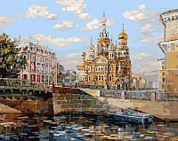 

Картина по номерам, Вид со стороны Мойки на Спас-на-крови / 054-AB