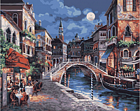 Картина по номерам БЕЛОСНЕЖКА Ночная Венеция / 350-CG - 