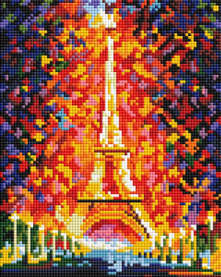 Набор алмазной вышивки БЕЛОСНЕЖКА Париж. Огни Эйфелевой башни / 002-ST-PS
