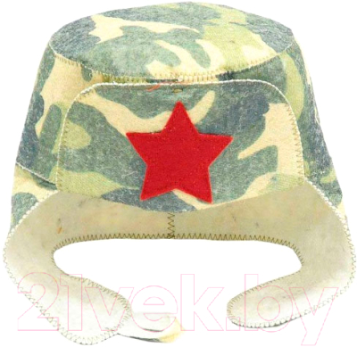 

Шапка для бани Невский банщик, Ушанка камуфляж / Б41901